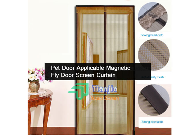 Pet Door Screen Curtains