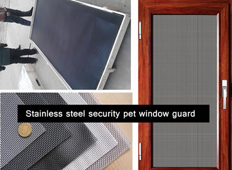 Stainless Steel Security Pet Window Guard